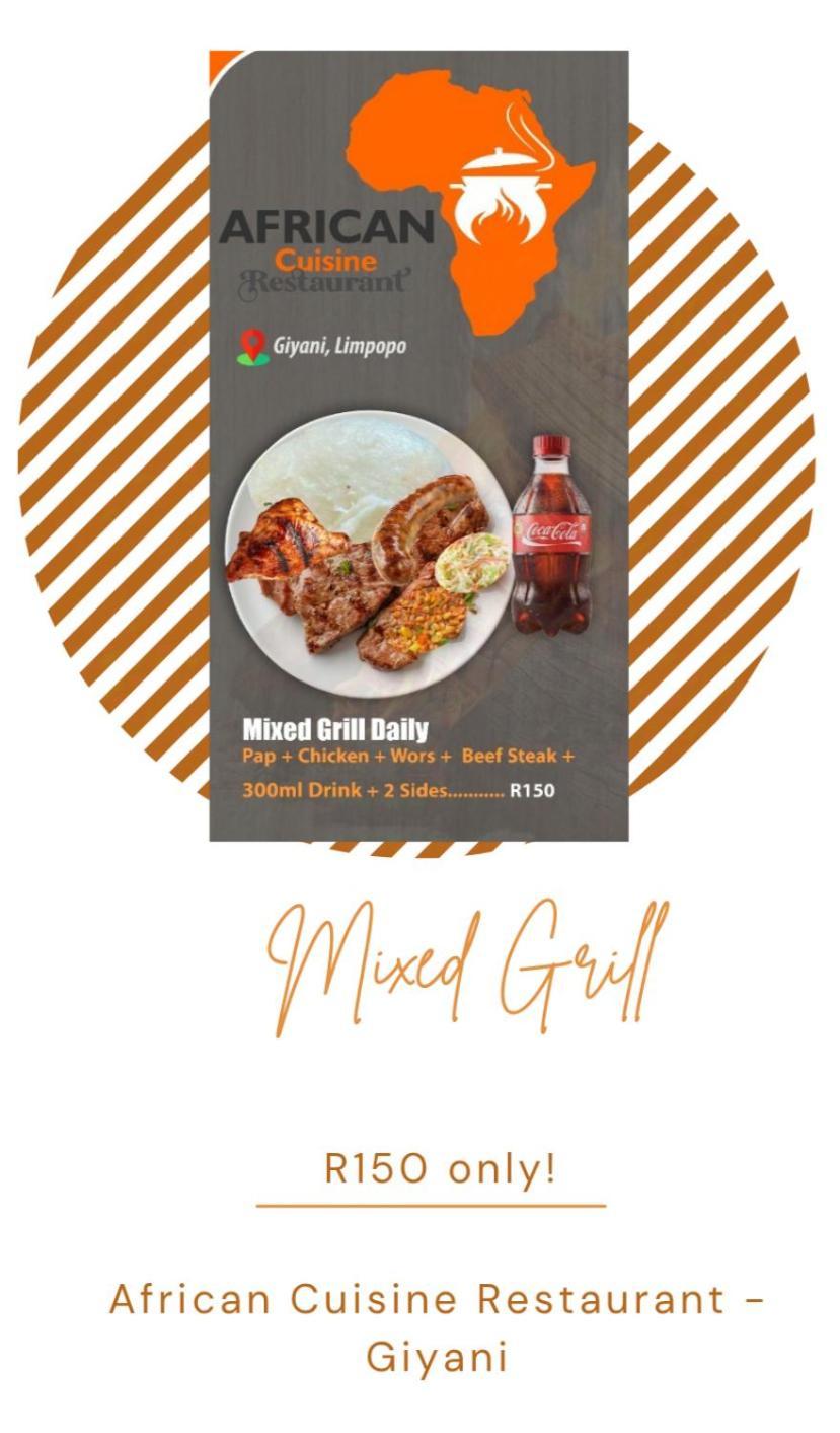 Bed and Breakfast African Cuisine Restaurant Giyani Zewnętrze zdjęcie